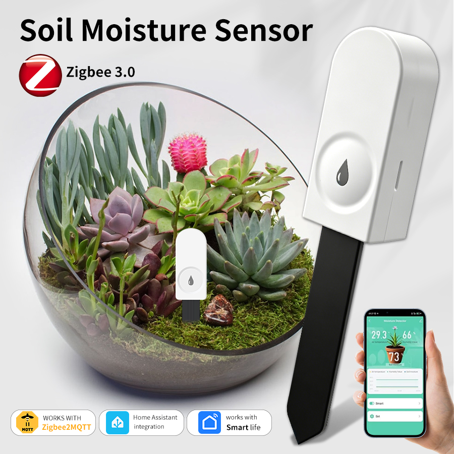 Smart Garden Products - Capteur d'humidité du sol intelligent ZigBee,