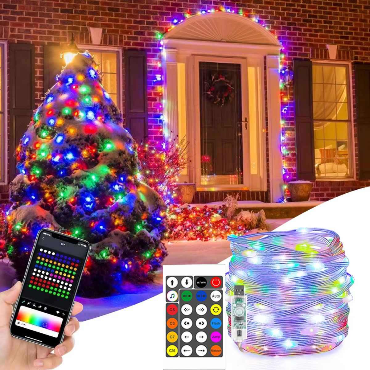 Smart Garden Festoon Lights - Bande lumineuse féerique Led, lumières de
