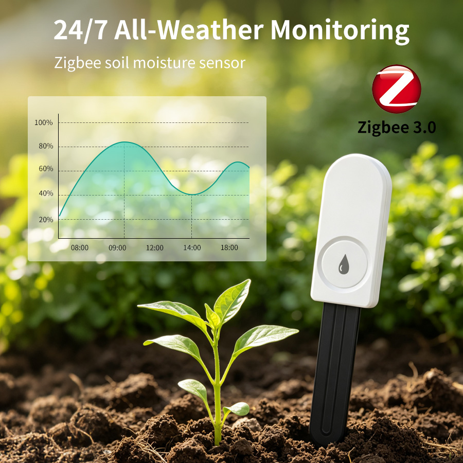 App Smart Garden - Capteur d'humidité du sol intelligent ZigBee,