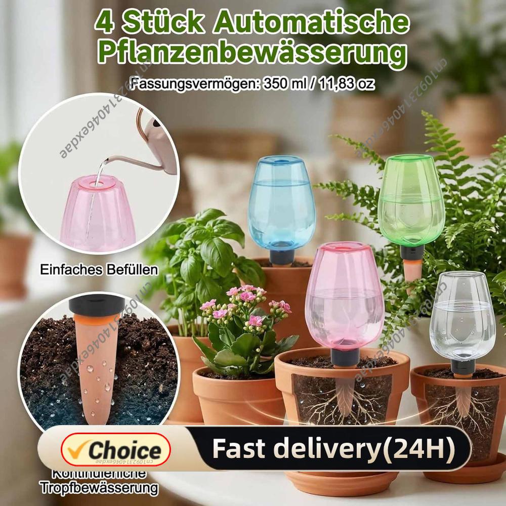 Plant Watering Globe - Globes d'arrosage automatique pour plantes, 1/4