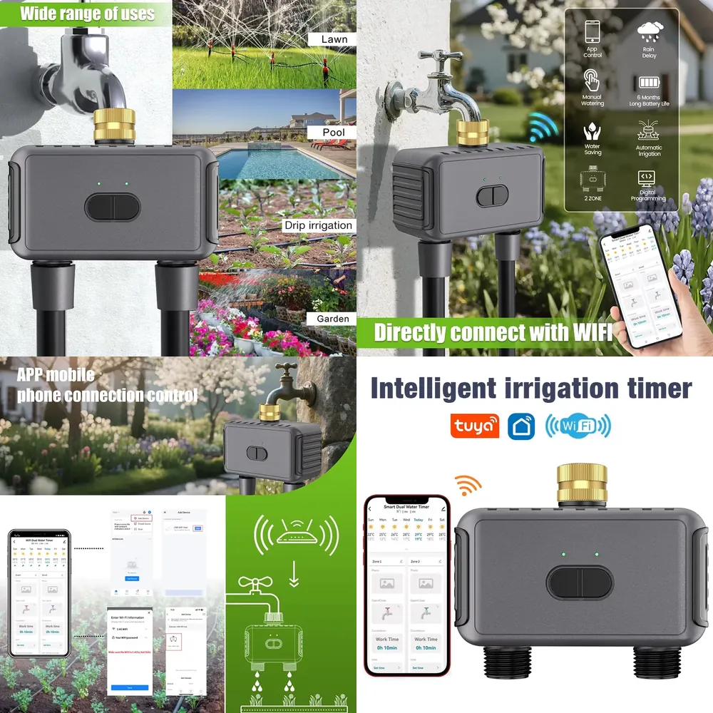 App Smart Garden - Programmateur d'arrosage intelligent WAP01 WiFi à