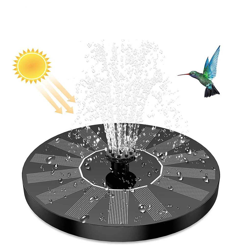 Smart Garden Ornaments - Panneau solaire flottant de 13cm, pompe
