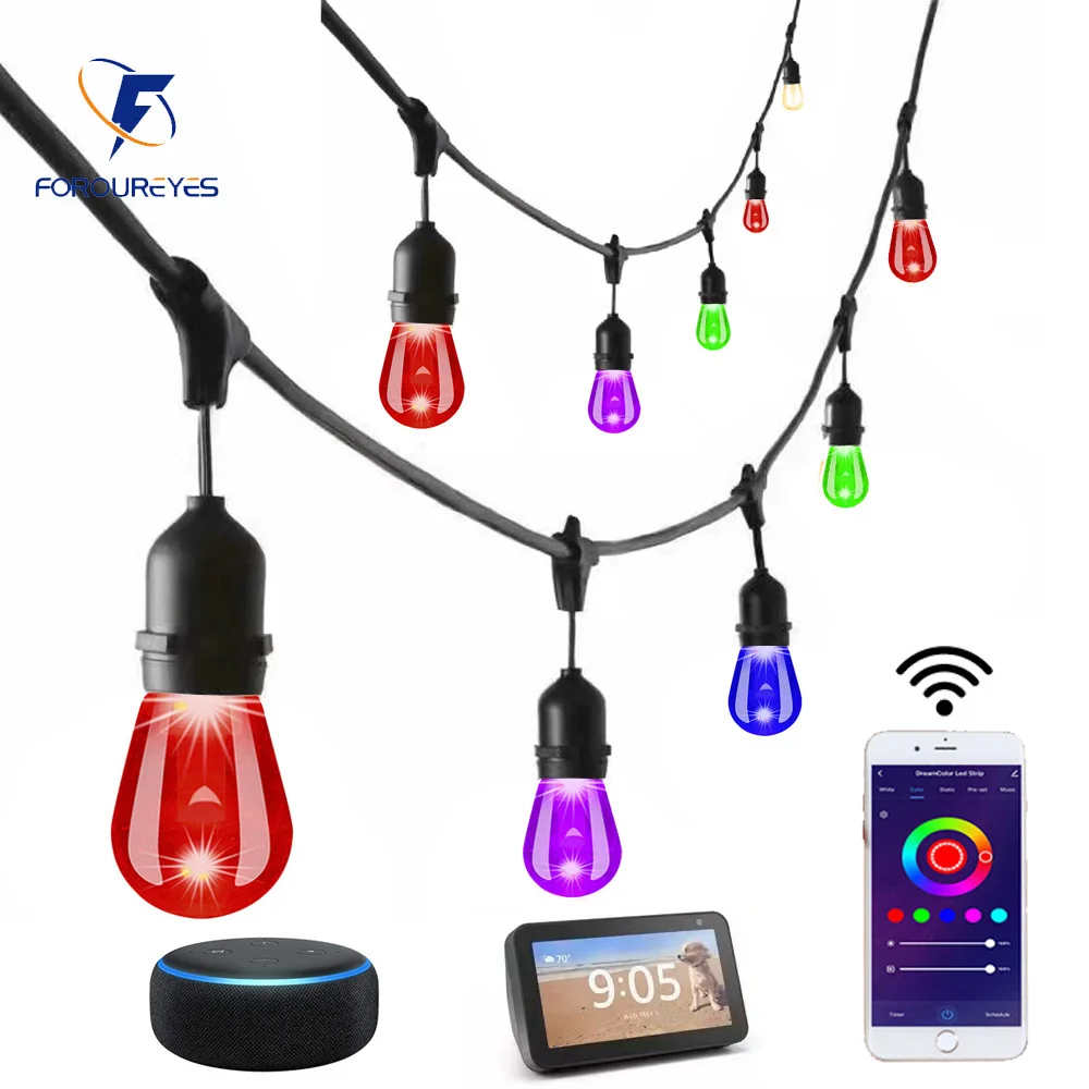 Smart Garden Festoon Lights - Guirlande lumineuse LED intelligente, 10m, 20m,