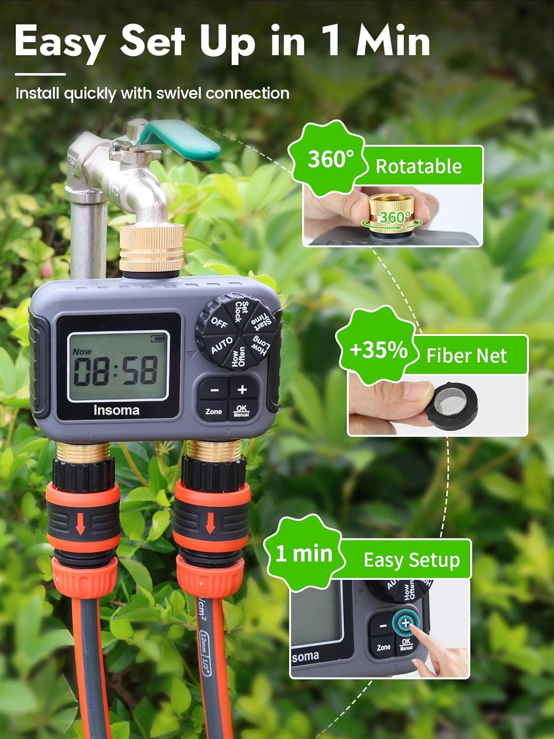 Insoma système d'arrosage d'ir - Smart Garden Refill avis et prix