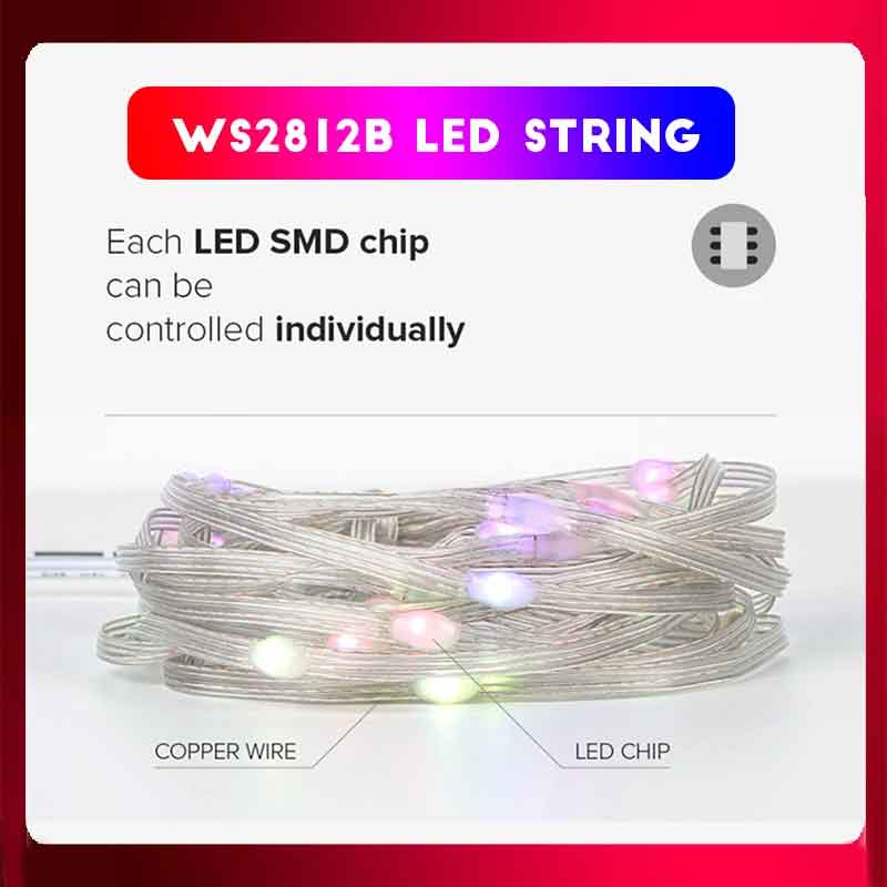 Bande lumineuse féerique Led,  - Smart Garden Festoon Lights avis et prix