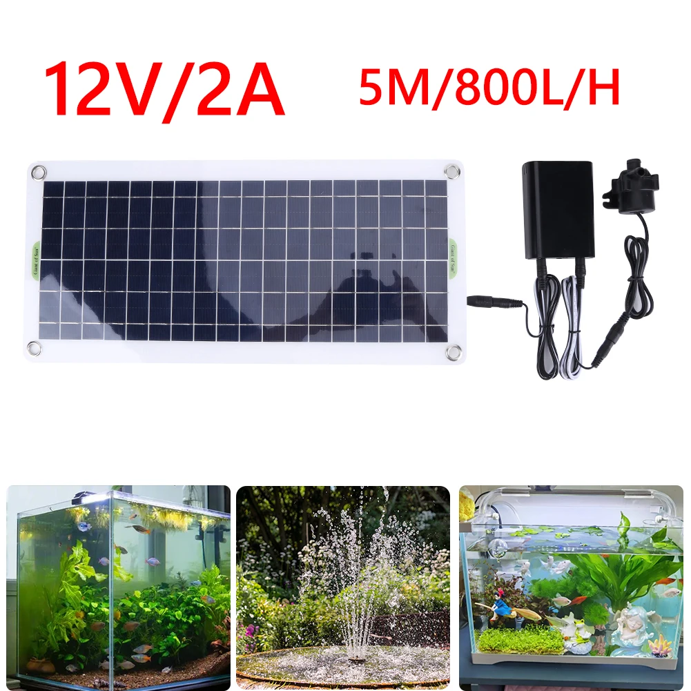 Pompe à eau solaire sans balai - Smart Garden Ornaments avis et prix