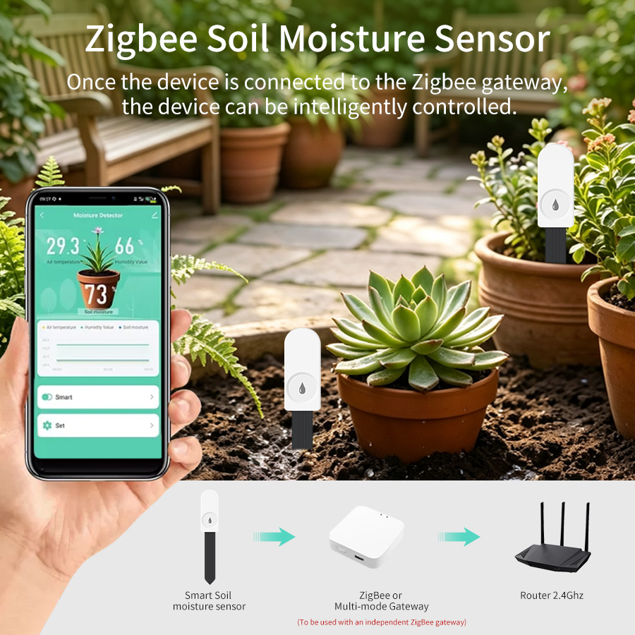 Capteur d'humidité du sol Tuya - App Smart Garden avis et prix