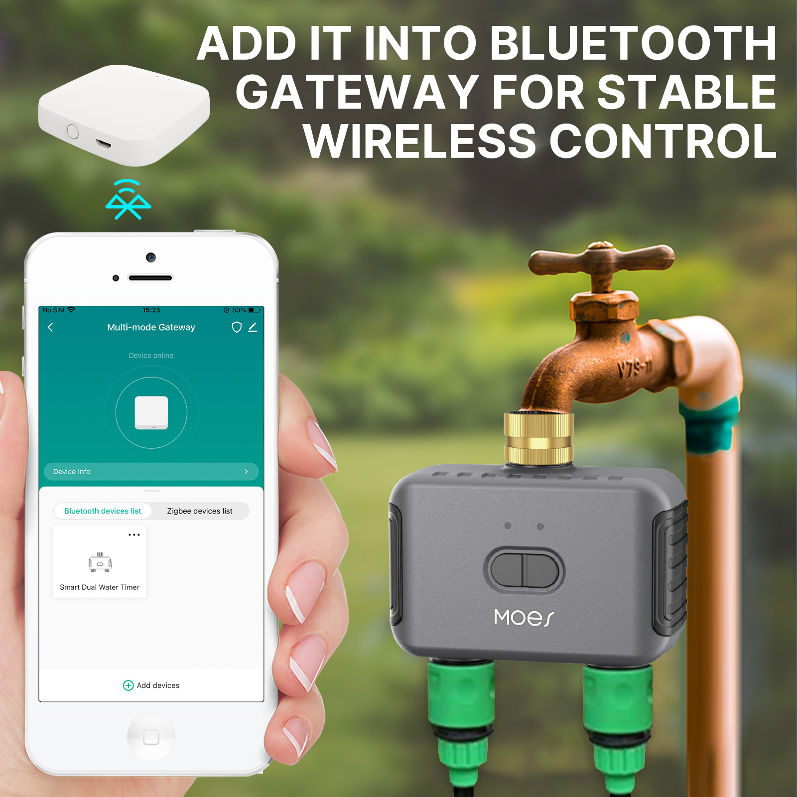 MOES – vanne d'eau intelligent - Smart Garden Refill avis et prix