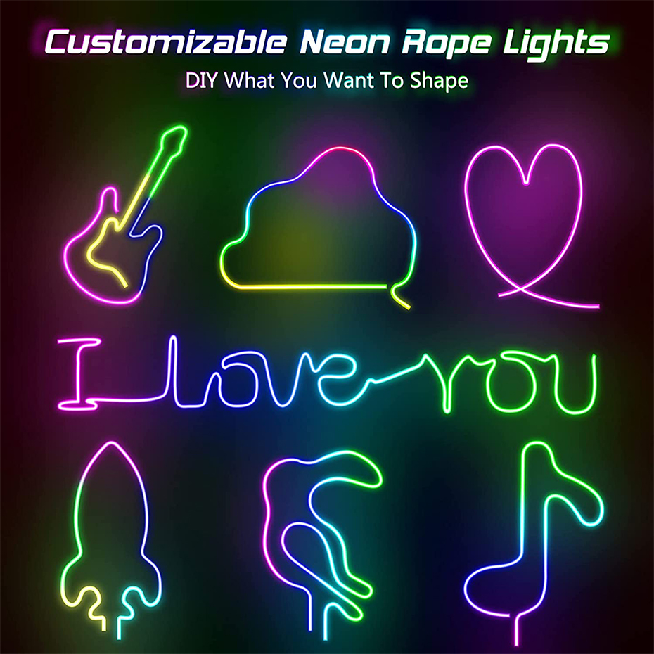 RGBIC LED bande néon 12V 96LED - App Smart Garden avis et prix