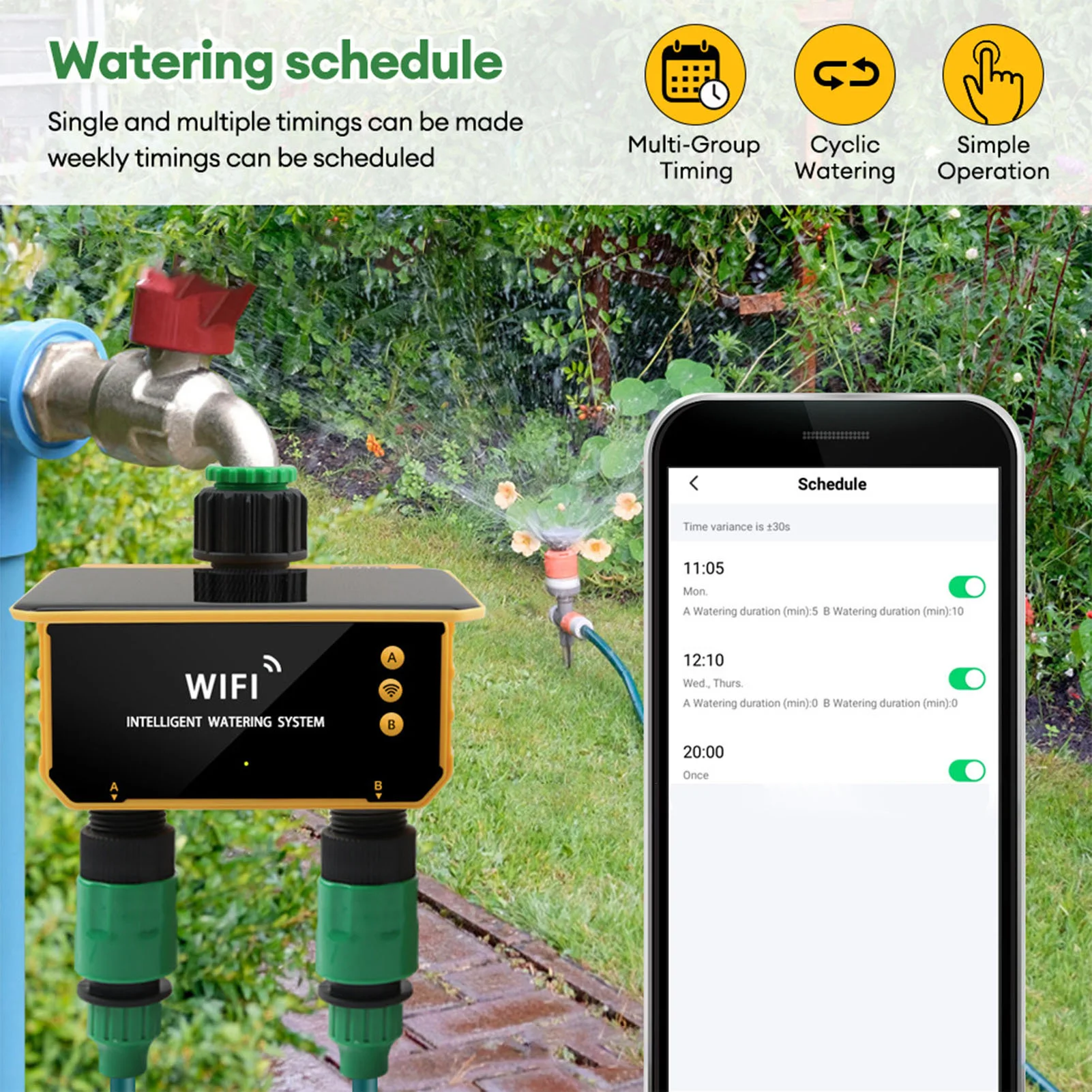 Programmateur d'arrosage intel - App Smart Garden avis et prix