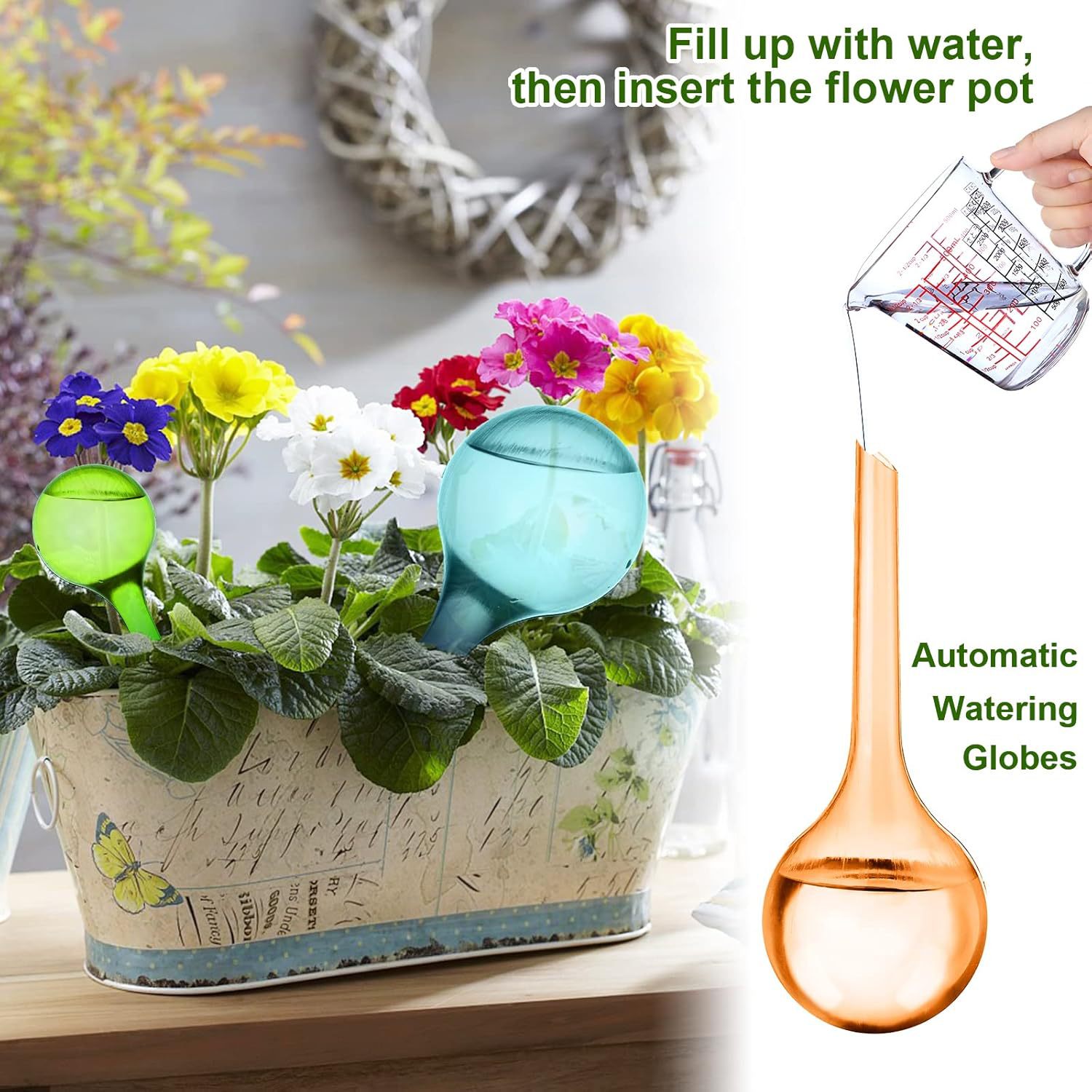 4 globes d'arrosage automatiqu - Plant Watering Globe avis et prix
