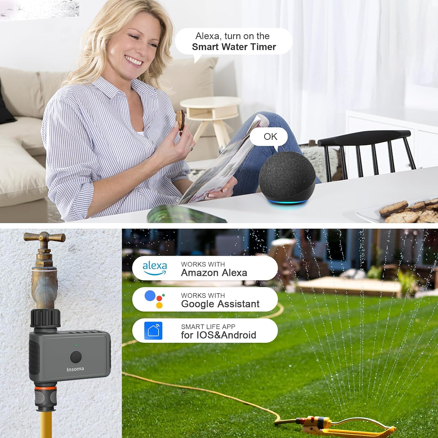 Insoma Wifi minuterie d'arrosa - Smart Garden Refill avis et prix