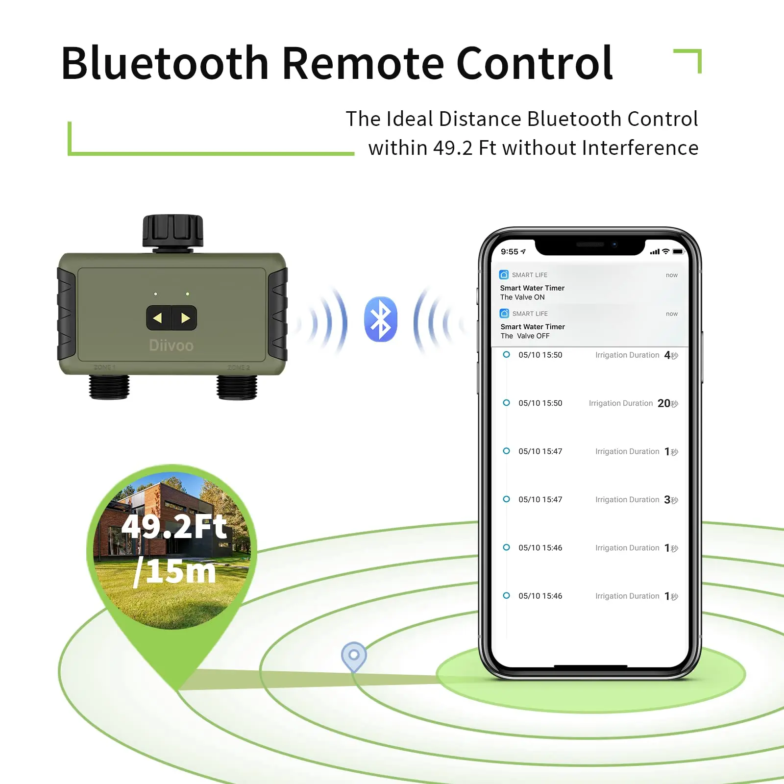 Arroseur programmable Diivoo p - Smart Garden Hose Timer avis et prix